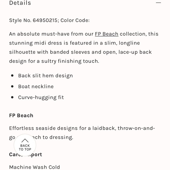 Free People Luna Midi Dress ✨ NEW ✨ - Picture 7 of 7